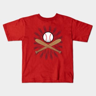 Sports Baseball Design Kids T-Shirt